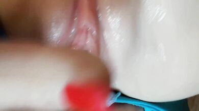The Culprit of Wetting my Panties Masturbate and have 3 Orgasms, the saddle of my Old Cyclostatic