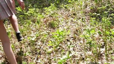 Fucked a Young Blonde In The Woods and Finished On Her Face