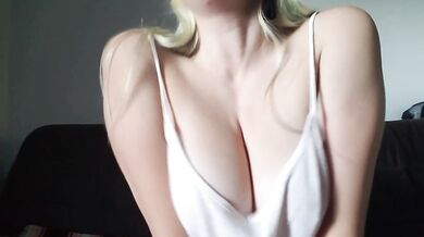 420 subscriber special~ big tits teen rips bong and touches herself