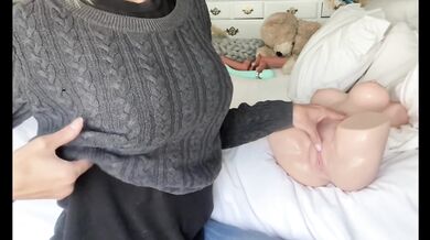 Svetlana Unboxes, Reviews, and Cums on Scarlett's Pussy. TANTALY sex doll. discount code Svetlana10