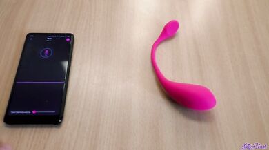 Sound controlled vibrator in public place - Lovense Lush 2 unusual test | Letty Black