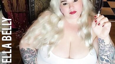 FEMDOM BBW SMOKES while telling you how to stroke that hard cock! JOI/FEMDOM/SMOKING/EDGING