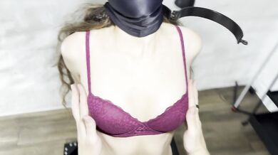 POV BDSM teasing. What do you think about my apartment?