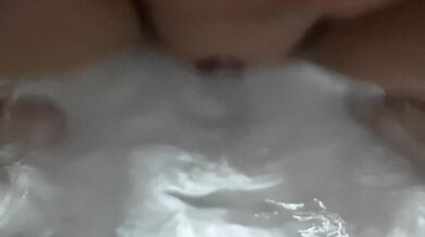 discreet dildo fucked in the bath
