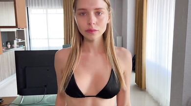 Slobbering from russian model