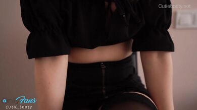 My Friends Girlfriend in Black Stockings Suck Dick and Gets Fucked on Chair