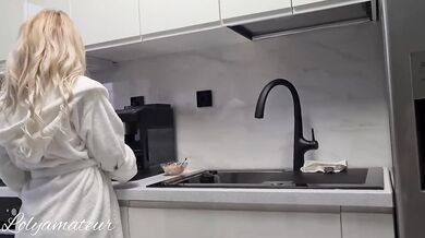 Stepmom shaved her pussy and Stepson sees it and wants to fuck her pussy and ashole