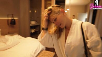 Fucking in the SPA with the risk of getting caught! - SammmNextDoor Date Night #29