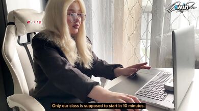 A misunderstanding with my tutor was resolved with a hot fuck.