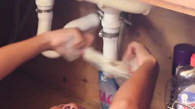 FANI wouldn't let the PLUMBER DO HIS JOB