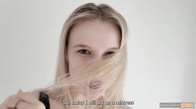 Femdom! My Stepbrother-Cuntlicker serves my Pussy and I cum in his mouth! - POV