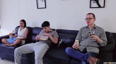 I FUCK MY BEST FRIEND AND MY TRAINER AT MY HOUSE