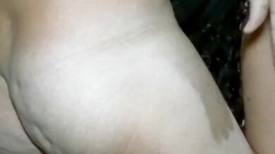 Husband and wife bisex threesome sharing black cock