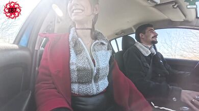 Hard anal for the neighbor who wanted a ride home (public, outdoor)