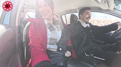 Hard anal for the neighbor who wanted a ride home (public, outdoor)