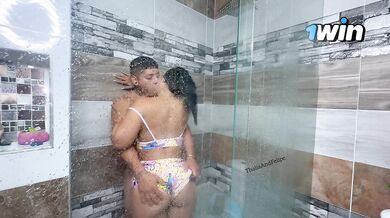 Hot Latina with big natural tits gets fucked after the pool
