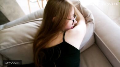 Fucked the wet pussy of a beautiful 18 year old girl and cum on her face
