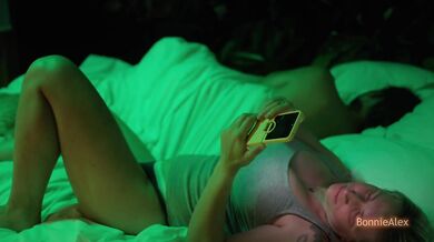 Bonnie has sleeplessness. Will sex help her? Wake up sex