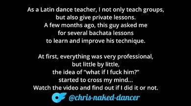 After more than nine private lessons, I'm thinking about having sex with my student. Should I?