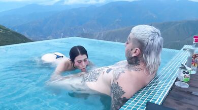 Colombian whore loves being fucked in the jacuzzi - Katty Blake