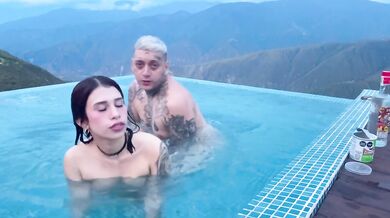 Colombian whore loves being fucked in the jacuzzi - Katty Blake