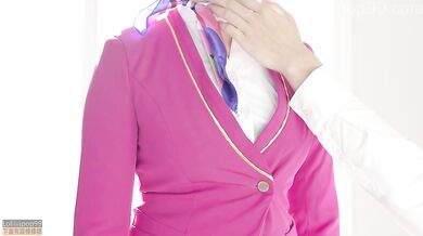 Secret VIP Service From Air Hostess- 反差空姐炮友的特别服务