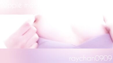 【Nipple masturbation】Which do you like, violently or slowly?