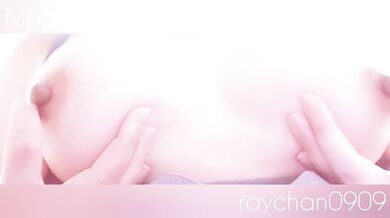 【Nipple masturbation】Which do you like, violently or slowly?