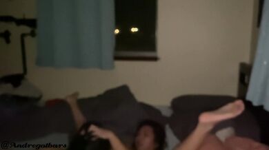 BIG BOOTY Asian stepsisters Threesome with @Andregotbars