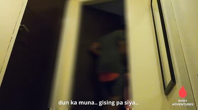 Kinantot ng House Boy sa Labas ng Kwarto ang Misis ng Amo - Bawal Maingay