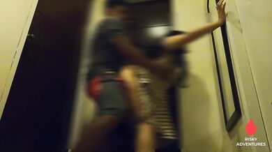 Kinantot ng House Boy sa Labas ng Kwarto ang Misis ng Amo - Bawal Maingay