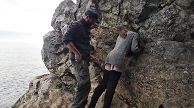 OCEANFRONT (CLIFFSIDE) SEX ON THE EDGE OF CALIFORNIA