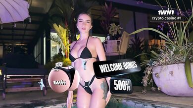 They fuck me wildly in the jacuzzi! I love his big cock.