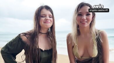 2 pirates fucked the sailors after the shipwreck in search of treasure