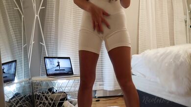 Stretch My Pussy! Getting Soaking Wet and Horny During Yoga Workout