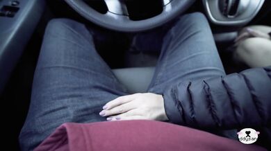Big Asian Ass Rides Dick In The Car POV