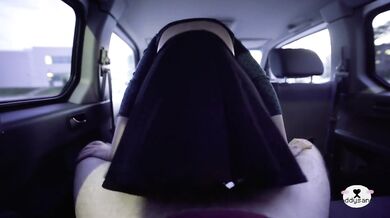 Big Asian Ass Rides Dick In The Car POV