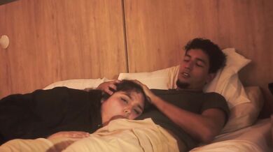WITH MY STEPBROTHER WE WATCH A MOVIE AND I END UP FEELING HIS COCK IN MY MOUTH