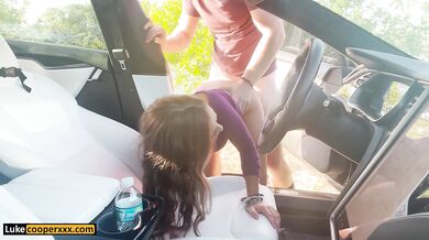 Hot Girl Next Door "Dont Have To Stop The Car To Fuck"