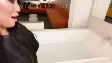 Fucking myself in the bathtub as I give you JOI