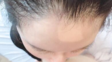 My Japanese female fitness trainer pouted my butt for me to fuck, the slut pleased me cumshot inside