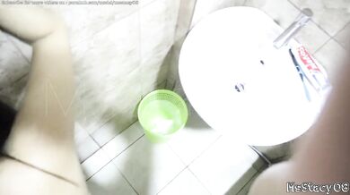 College Student Sneak Fuck Inside Classmate's Bathroom - Pinay Sex Video