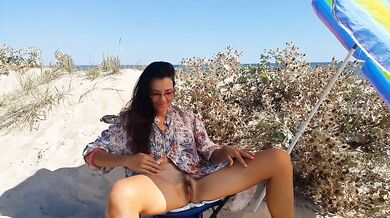 Sexy Girl HOT ADVENTURE at Seaside CAMPING
