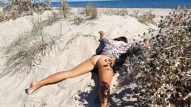 Sexy Girl HOT ADVENTURE at Seaside CAMPING