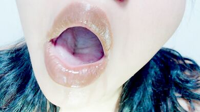 ASMR: Sensual Tongue, Drool, and Soft Moans