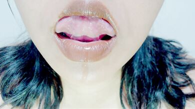 ASMR: Sensual Tongue, Drool, and Soft Moans