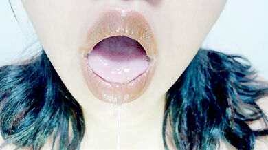 ASMR: Sensual Tongue, Drool, and Soft Moans