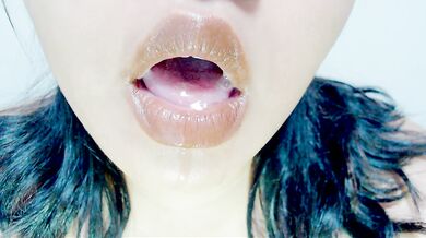 ASMR: Sensual Tongue, Drool, and Soft Moans