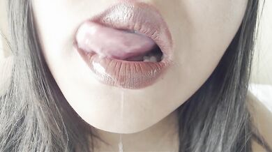 ASMR Soft Moans, Wet Mouth