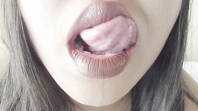 ASMR Soft Moans, Wet Mouth
